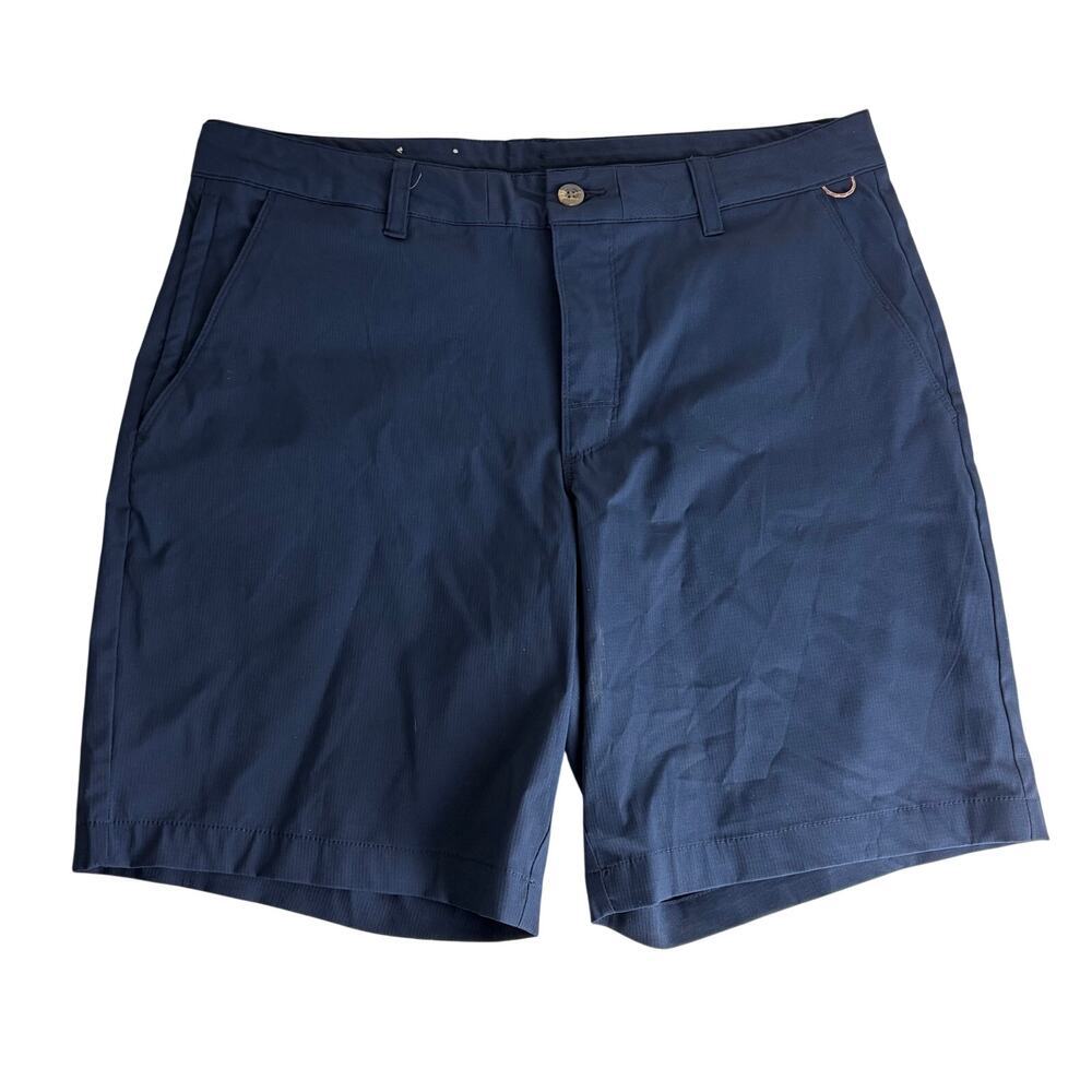 Columbia Mens Tech Trail Shorts Size 36 Blue Hiking Outdoor Utility 9" 2114761